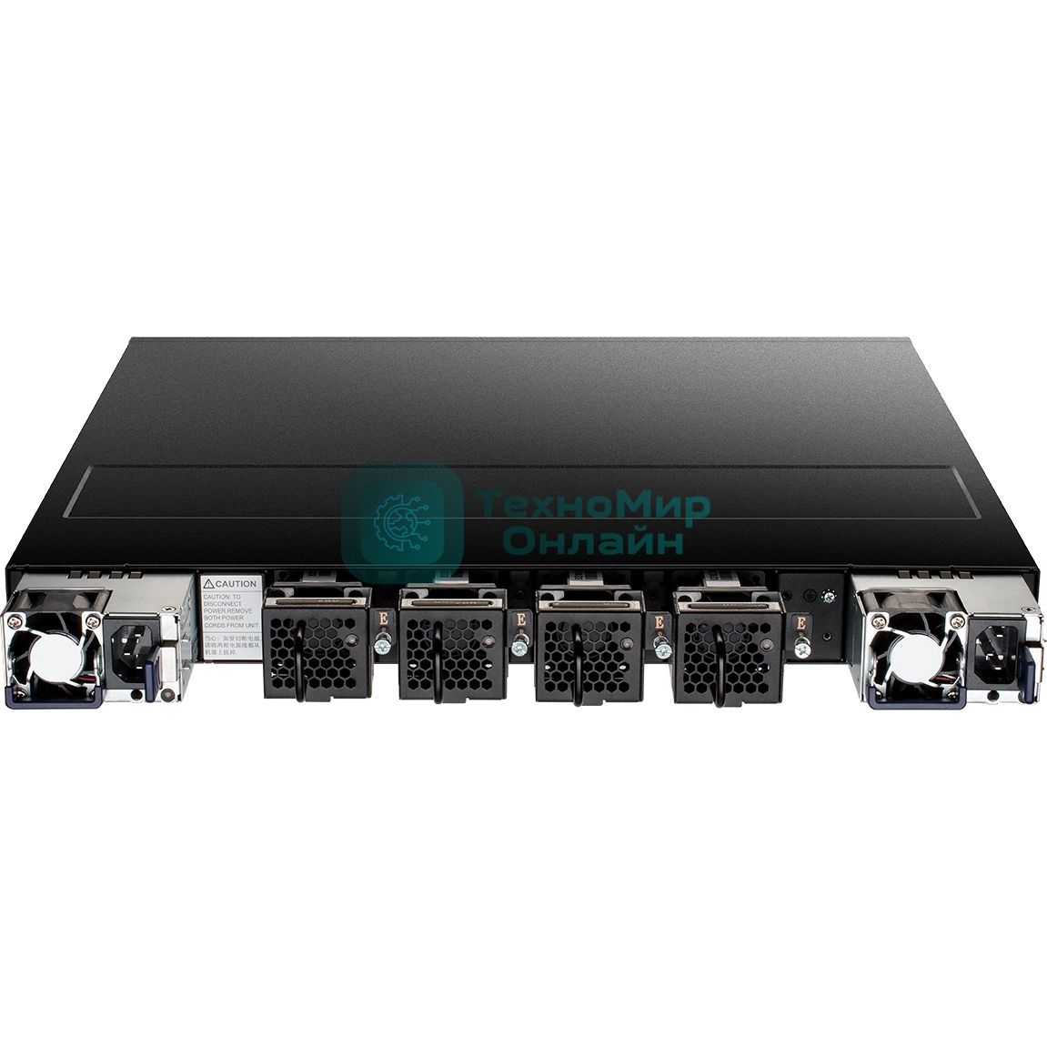 Коммутатор Managed L3 Switch 48x10Gbase-X SFP+, 6x40Gbase-X QSFP+, CLI, 1000Base-T Management, mini-USB Console, USB, w/D-Link OS