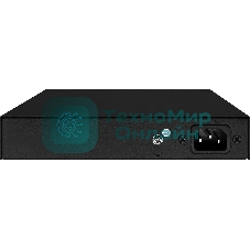 Passive PoE коммутатор Fast Ethernet на 6 портов. Порты: 4 х FE (10/100 Base-T, 52V 4,5(+) 7,8(–)) совместимы с PoE (IEEE 802.3af/at), 2 x FE (10/100 Base-T) Uplink. Совместим со стандартами PoE IEEE 802.3af/at. Мощность PoE на порт - до 30W. Поддержка режима CCTV: Увеличение расстояния передачи данных и питания до 250м. Встроенная грозозащита 3кВ. Питание: AC100-240V (80W) Встроенный БП. Размеры (ШхВхГ): 168x32x93мм. Рабочая температура: 0...+50 гр. С