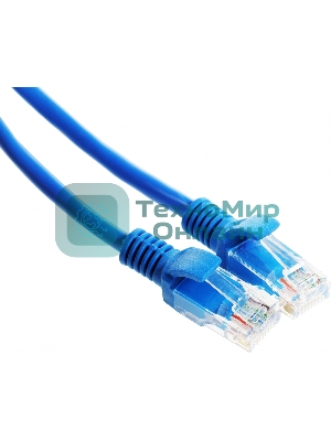 Патч-корд UTP Cablexpert PP12-10M/B cat.5e, 10м, литой, многожильный, синий