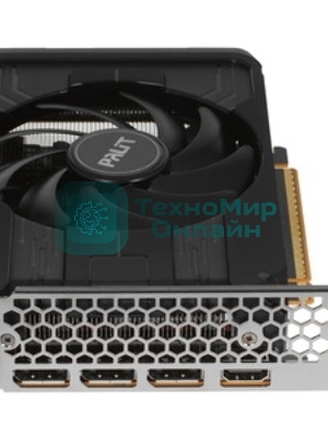 Видеокарта Palit GeForce RTX 5050 StormX, NVIDIA RTX 5050, 8 ГБ GDDR6, 128 бит, PCI-e 5.0, 1xHDMI, 3xDP, 2572 МГц