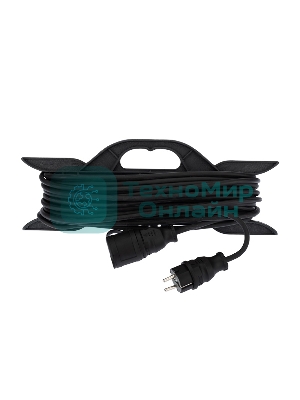 Удлинитель-шнур на рамке Rexant КГ 3х1.5, 20 м, морозостойкий, с/з, 16 А, 3500 Вт, IP44 (Сделано в России)