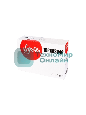 Картридж лазерный Sakura 106R03048 для Xerox Phaser 3020, Xerox WorkCentre 3025, черный, 3000 к. (в комплекте 2 шт. SA106R02773, на 1 500 к. каждый)
