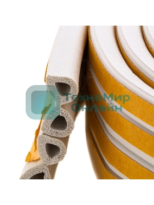 Уплотнитель резиновый Сибртех, 12 м, профиль 