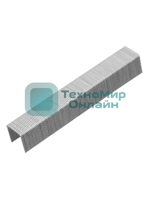 Скобы Matrix, 12 мм, для мебельного степлера, закаленные, тип 53, 1000 шт.