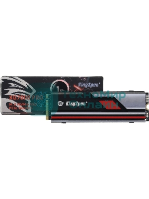 Накопитель SSD KingSpec XG7000 XG7000-1Tb PRO, 1Tb, PCIe 4.0 x4, M.2 2280, NVMe, R/W 7400/6600, с радиатором