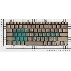 Клавиатура для ноутбука HP Pavilion DV3-1000 DV3z-1000 бронза с подсветкой