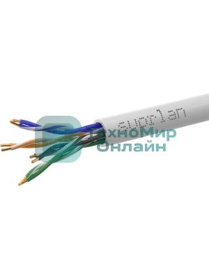 Кабель информационный Suprlan Premium 01-0307-1, cat.5e U/UTP 4 пары 24AWG LSZH, универсальный, 305м, серый