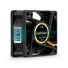 Вентилятор для корпуса ExeGate EX06025S3P черный, 60 мм, 3500 об/мин, 24 дБ, 3 pin