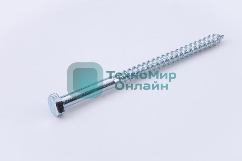 Шуруп сантехнический 6.0х70 цинк. DIN571 (уп.40шт) коробка СТРОЙМЕТИЗ UTORM2170504