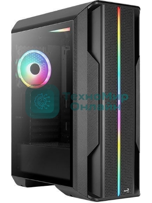 Компьютерный корпус Aerocool/Formula Splinter Duo-G-BK-v1 черный без БП mATX 2x120мм 2xUSB3.0 audio