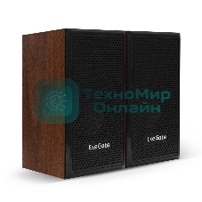 Акустическая система 2.0 ExeGate EX287058RUS Tango 312 (питание USB, 2х3Вт (6 Вт RMS), 80-20000Гц, светлое дерево)