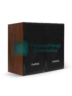 Акустическая система 2.0 ExeGate EX287058RUS Tango 312 (питание USB, 2х3Вт (6 Вт RMS), 80-20000Гц, светлое дерево)