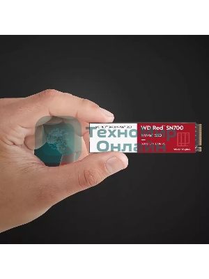 Накопитель SSD WD Red SN700, 1Tb, PCIe 3.0 x4, M.2 2280, NVMe, R/W 3430/3000