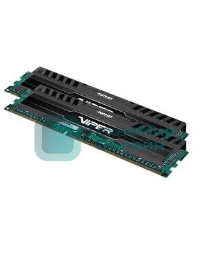 Оперативная память Patriot Viper 3, DDR3, 8GB (2x4 GB), 1600 MHz, CL9, DIMM, радиатор, черный