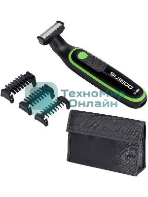 Машинка для стрижки Polaris PHC 0303RB черный/лайм 240Вт