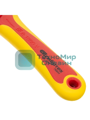 Нож диэлектрический Сибртех, серповидная рабочая кромка полотна