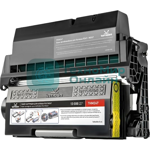 Блок фотобарабана Катюша PCМ247 для принтера Катюша Р247 и МФУ Катюша М247, ресурс 45 000 стр