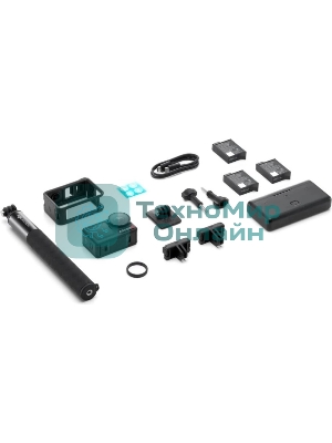 Экшн-камера Dji Osmo Action 5 Pro Adventure Combo 1xCMOS 12Mpix серый/черный