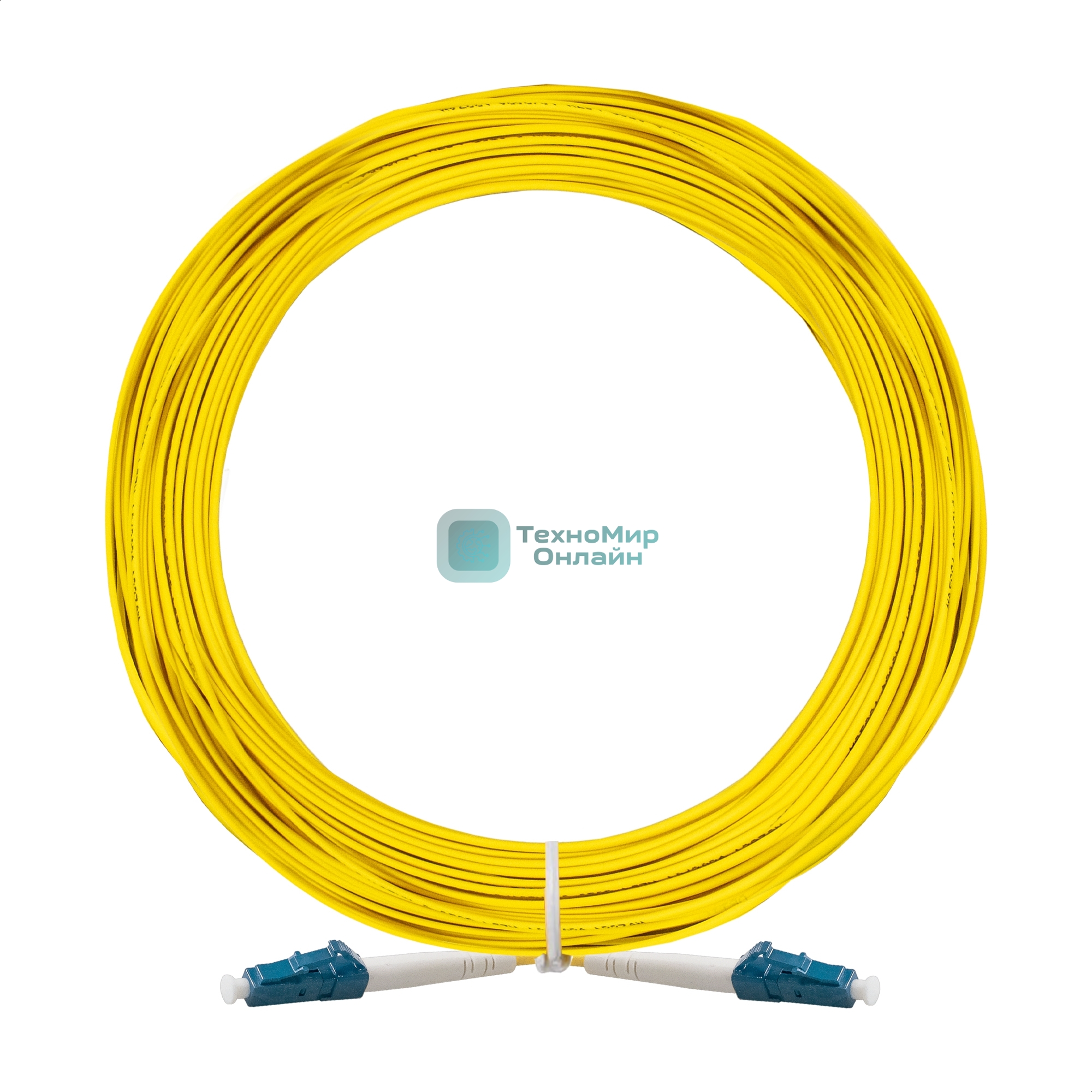 Патч-корд волоконно-оптический ExeGate FC-S-9-LC-LC-20M-LSZH (Шнур ВО SM 9/125 (OS2/G.652.D), LC/UPC-LC/UPC, Simplex, LSZH, 20 м)