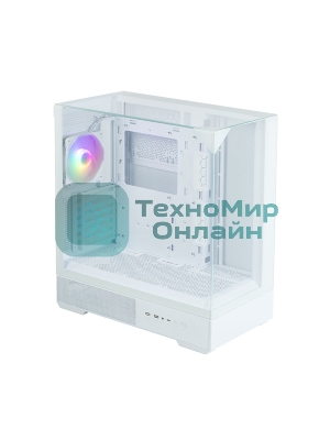Компьютерный корпус ZALMAN P40 Prism, ATX, белый, WINDOW, 2x3.5