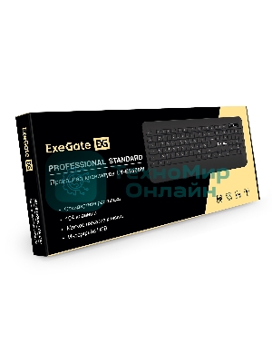Клавиатура проводная ExeGate Professional Standard LY-E5500M, USB, черный