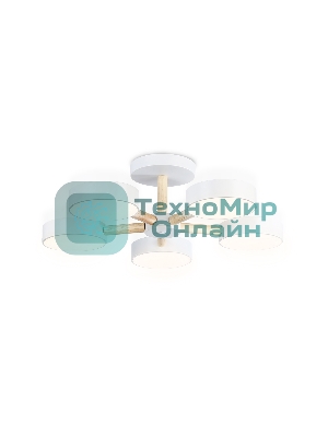 Светильник Ambrella light FL4825/5 WH белый 3000K-6400K 65W D580*160 (ПДУ ИК)