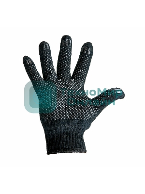 Перчатки полушерстяные с покрытием ПВХ (