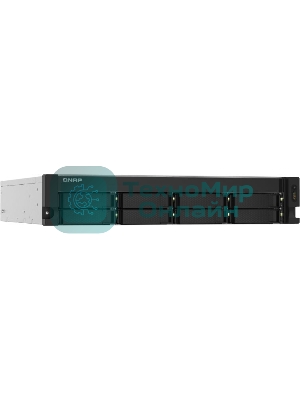 Сетевое хранилище без дисков SMB QNAP TS-832PXU-4G 8-Bay AL324 quad-core 1.7 GHz 2U rackmount NAS, 4Gb DDR4 UDIMM RAM (max 1x16Gb), SATA 6Gb/s, 2x 10GbE SFP+ LAN, 2x2.5 GbE LAN, 1x PCIe Gen2 x2 slot. W/o RAIL-B02
