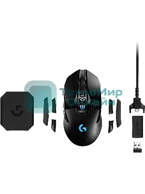 Мышь беспроводная Logitech G903 LIGHTSPEED черный, 25600 dpi, радиоканал, USB, кнопки - 11