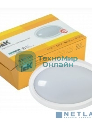 Светильник LED IEK LDPO0-5020-08-4000-K01 ДПО 5020 8Вт 4000K IP65 овал белый