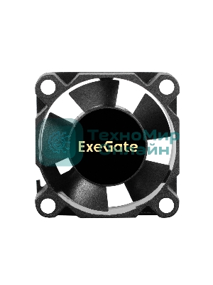 Вентилятор для корпуса ExeGate ExtraSilent ES03010S3P-5 черный, 30 мм, 8500 об/мин, 24 дБ, 3 pin