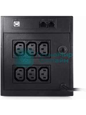 Источник бесперебойного питания Powercom Raptor RPT-1500AP 900Вт 1500ВА черный