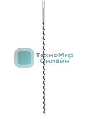 Сверло по дереву шнековое Matrix, 8 х 460 мм, 6-гранный хвостовик