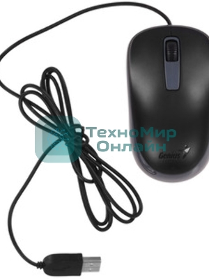 Мышь Проводная Genius DX-125S Black+Grey