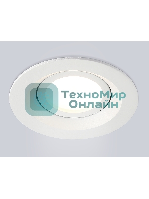 Встраиваемый поворотный точечный светильник Ambrella light TN102741 WH белый IP20 GU5.3 D95*25