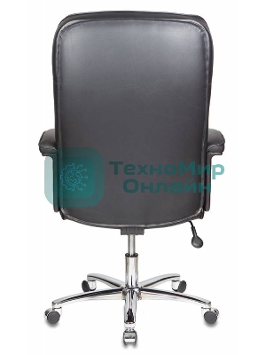 Кресло Бюрократ T-9908AXSN-AB черный, кожа