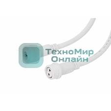Соединительный кабель Rexant (2pin) герметичный (IP67) 2х1,0 мм² белый