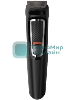 Триммер Philips MG3740/15 черный (насадок в компл:9шт)