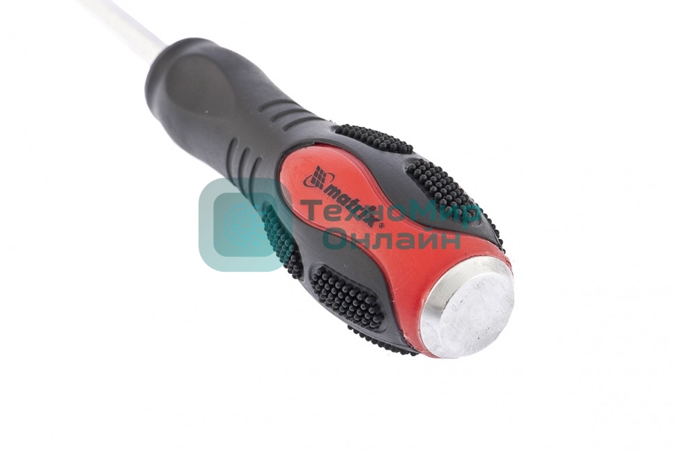 Ударная отвертка Matrix, SL6x100 мм, двух-компонентная рукоятка, CrV