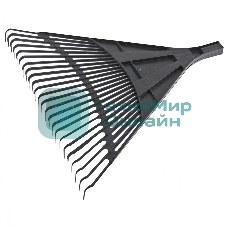 Грабли веерные пластиковые Сибртех, 600 мм, 24 плоских зуба, без черенка