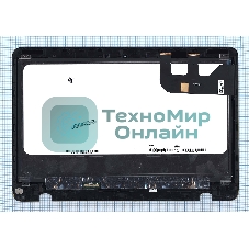 Модуль (матрица + тачскрин) для Asus Q304 черный с рамкой