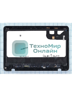 Модуль (матрица + тачскрин) для Asus Q304 черный с рамкой