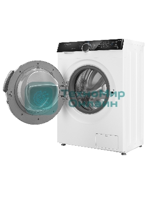 Стиральная машина Maunfeld MFWM127STWH06 белый, загрузка фронтальная 7 кг, 1200 об/мин., класс: А+++