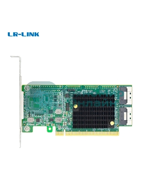 Адаптер для SSD PCIe x16 to Two SlimSAS SFF-8654 8i Retimer Adapter