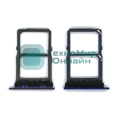 Лоток для SIM-карты Huawei Mate 20 синий