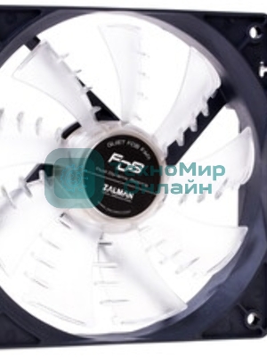 Вентилятор для корпуса Zalman ZM-F3 FDB (SF) черный, 120 мм, 1200 об/мин, 23 дБ, 3 pin