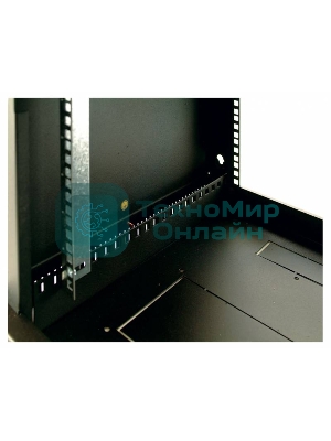 Шкаф телекоммуникационный настенный разборный ЭКОНОМ 12U (600 × 520) дверь стекло