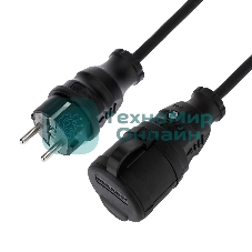 Удлинитель-шнур на рамке Rexant КГ 3х1.5, 10 м, морозостойкий, с/з, 16 А, 3500 Вт, IP44 (Сделано в России)