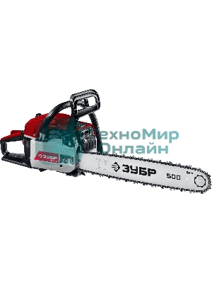 Бензопила Зубр ПБЦ-М62-50, 62 см3, шина 50 см