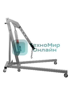 Кран гидравлический Matrix 1 т, h подъема 25–2060 мм, складной (комплект из 2 частей)